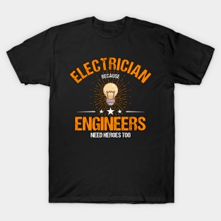 Electrician Journeyman Electrical Engineer Gifts T-Shirt